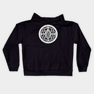 Celtic Knot With Runes Spiritual Pagan Witchcraft Kids Hoodie